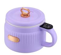 OZLMBERN Electric Pot Small Multifunctional Household Dormitory Instant Noodle Pot Mini Electric Hot Pot Non Stick(A)