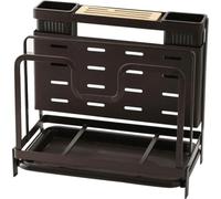 OZLMBERN Estante de Cubierta de Olla de Acero Inoxidable, Estante de Almacenamiento para Tabla de Cortar, Estante de almacenaje para Cocina Multifuncional