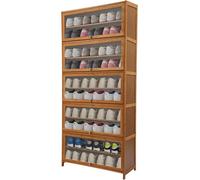 OZLMBERN Gabinete de Zapatos contra el Estante de la Pared Shoe Multi-Capa Casa de Alquiler de Alquiler