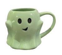 OZLMBERN Halloween Creative and Quirky Holiday Elf Ceramic Cup Easter Ghost Little Ghost Cup Creative Water Cup(C)