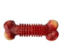 OZLMBERN Juguete for Perros con Forma de Hueso, Varilla de molienda Resistente a mordeduras, Entrenamiento de masticación de PVC, Dientes limpios y saludables, Juguete con Sonido for Masticar Perros