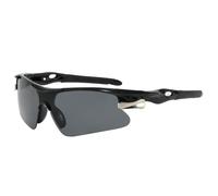 OZLMBERN Sports Cycling Sunglasses with Facial Design Outdoor Protective Goggles Windproof Sunglasses(A)
