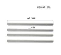 OZLZHJ Brazo de suspensión Delantero y Trasero de Metal con Pasador for Arrma 1/7 Felony Infraction 1/8 Kraton Outcast Typhon 6S, Piezas de actualización(Svart)