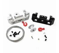 OZLZHJ Juego de cabrestante servo de 25T, Accesorios de actualización for Coche RC Crawler 1/10 Axial SCX10 90046 D90 TRX-S TRX-4 Ford MST CFX Jimny VS4(Svart)