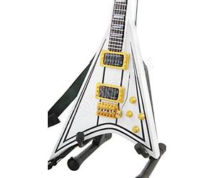 OZMiniGuitar Guitarra Miniatura Jackson RR1 Randy Rhoads White V