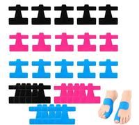 OZNXWRYY Cinta de kinesiología para Hallux Valgus - 30 Tiras precortadas para Dedo y juanete - Cinta Fisioterapia Deportiva para Dedos Martillo - Suave, Transpirable y Apta para Piel Sensible
