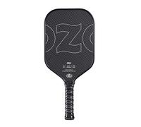 OZO Elite Pickleball Paddle - Proprietary Blend Surface 16 mm Paddle for Superior Power with Precision | USAPA Approved | Non-Slip Grip | Optimized Weight (7.8 oz) | Indoor & Outdoor Play - Black
