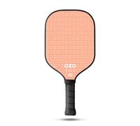 OZO Pickleball - Spark Energia Ritmo - Raqueta para Principantes, Potencia, Aprobada por la USAPA - Superficie de Fibra de Carbono (Rosa)