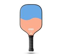 OZO Pickleball - Spark Inceptra Gelato - Raqueta para Principantes, Control, Aprobada por la USAPA - Superficie de Fibra de Vidrio (Cotton Candy&Fresa)
