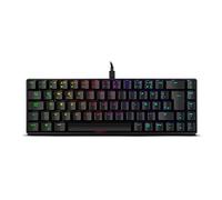 Ozone Gaming Gear Tactical Teclado Mini Tactical Mecánico sin Teclado numerico, Bluetooth, Switches Outemu Red, Iluminacion LED RGB, Silencioso, Layout DE, Negro