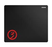 Alfombrilla Gaming Ozone Ground Level S - Diseño Gamer - Tamaño Pequeño - Ergonomica, Superficie Tela Suave, Base de Goma, Antideslizante, Negro