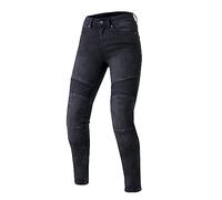 OZONE MOTO Agness II Lady Pantalones Vaqueros de Moto Mujer | Forro de Fibra Aramida | Protectores de Rodilla Nivel 2 | Bolsillos para Protectores de Cadera y Coxis | Slim Fit