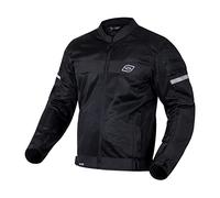 OZONE MOTO Dart Chaqueta de Moto Hombre | Textil | Protectores de Codos y Hombros | Elementos Reflectantes | Paneles de Malla | 4 Bolsillos