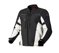 OZONE MOTO Delta IV Chaqueta de Moto Hombre | Membrana Impermeable | Protectores de Codos y Hombros | 3 Canales de Ventilación | Elementos reflectantes | 4 Bolsillos