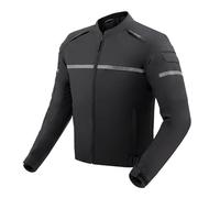 OZONE MOTO Rider Chaqueta de Moto Hombre | Textil | Protectores de Codos y Hombros Nivel 1 | Bolsillo Protector de Espalda | Forro Térmico Impermeable Extraíble | 3 Canales de Ventilación