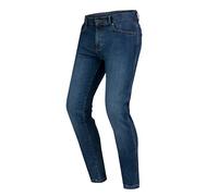 OZONE MOTO Striker Jeans de Moto Hombre | Forro de Fibra Aramida | Protectores de Rodilla Flying Bats Nivel 2 | Bolsillos para Protectores de Cadera y Coxis | Regular Fit