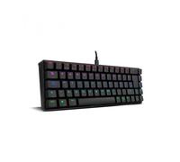 Ozone Gaming Gear Tactical - Mini Teclado Gaming mecánico 65%, Bluetooth y USB, switches Outemu Red, antighosting, LED RGB, Layout español, Color Negro