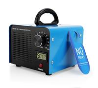 Ozonizador 40g/h para Hogar, Oficina, Zonas de mascotas. 120W, Temporizador de 120 Minutos, Pantalla de Segmentos, Sensor de Temperatura y Humedad, Cobertura de 120㎡, (Enchufe