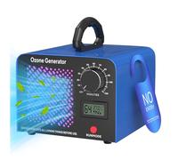 Ozono Generador 65,000 mg/h, Ozonizador Industrial O3 con Temporizador de 120 Min, Temperatura, Humedad, Dispositivo de Ozono Hasta 300㎡ O3 Ozonizador para Garajes, Apartamentos, Hoteles