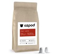 OzPod - Cápsulas de té Chai para Nespresso, cápsulas premium, 100% compostables y biodegradables de Australia, compatibles con Nespresso Original, 40 tazas individuales, comercio justo