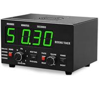 OZPPM Boxeo, Intervalos De Acondicionamiento Físico Clásicos Y Profesionales, Pantallas LED, Tiempo Portátil, Tiempo De Entrenamiento Y Repeticiones De Ciclo Opcionales(Green)