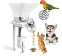 OZPPM Granuladora De Alimento For Animales, Máquina Manual De Pellets, Granuladora De Cebo For Mascotas, Molino De Pellets con Varios Moldes De Acero Inoxidable De 1,5-8 Mm(6mm)