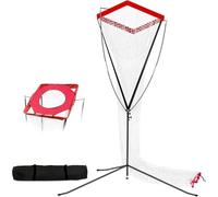 OZPPM Neta De Entrenador De Setter De Voleibol, Equipo De Entrenamiento De Voleibol, Red De Objetivos De Voleibol con Altura Y Ángulo Ajustables, para Servir Pico, Configuración, Práctica Interior