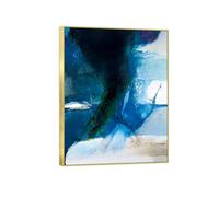 OZPWBVY Abstracto Impresión en Lienzo Listo para Colgar-Famosa Cuadros-Mayo-agosto 90-Moderno Decoracion Marco Dorado Imagen 70x90cm27x35in