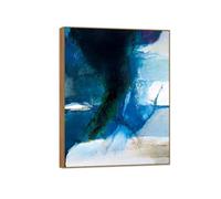 OZPWBVY Abstracto Impresión en Lienzo Listo para Colgar-Famosa Cuadros-Mayo-agosto 90-Moderno Decoracion Marco de Madera Imagen 70x90cm27x35in