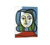 OZPWBVY Famosas Cuadros Arte Mural-Impresión en Lienzo-Cabeza mujer-Póster e Impresiones para Dormitorio Listo para Colgar 60x85cm Enmarcado