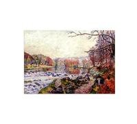 OZPWBVY Moderno Paisaje Impresión en Lienzo-Arte Mural Cuadros-Valle 2-Imagen Decoracion Salon Dormitorio 40x55cm Sin Marco