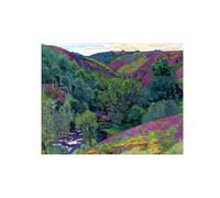 OZPWBVY Moderno Paisaje Impresión en Lienzo-Arte Mural Cuadros-Valle-Imagen Decoracion Salon Dormitorio 30x40cm Sin Marco