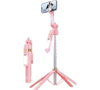 OZSSD Trípode de seguimiento facial automático, soporte para teléfono de rotación de 360°, sin aplicación, soporte para cámara de disparo inteligente, palo selfie para cámara de seguimiento integrado