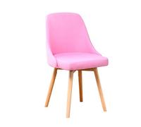 OZSSLJJ Can Demolition - Silla de salón lavable, para dormitorio, balcón, habitación de matrimonio, hotel, silla de negociación (rosa)
