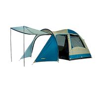 OZtrail Tasman 4V Plus Dome Tent Camping Outdoor 4 Person Shelter (Standard) | Material: Polyester | Camping & Hiking | Front Vestibule | Light Attachment Point | Silver Coated UVTex 2000