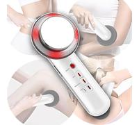 OZTYSGXM Masajeador Multifuncional, Masajeador Ultrasónico 3 En 1 Terapia Luz Infrarroja EMS Máquina Terapia Ultrasónica Dispositivo Eléctrico para Rostro, Brazos, Cuello, Pies y Cuerpo,A
