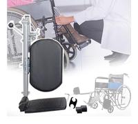 OZTYSGXM Reposapiernas Universal para Silla Ruedas con ReposapiéS Acolchado, áNgulo Ajustable 90°-180° Elevadores Reposapiernas para Silla Ruedas, FáCil Limpieza, Left
