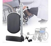 OZTYSGXM Reposapiernas Universal para Silla Ruedas con ReposapiéS Acolchado, áNgulo Ajustable 90°-180° Elevadores Reposapiernas para Silla Ruedas, FáCil Limpieza,Right