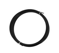 OZXJW Cable de Acero Inoxidable 304 de plástico Recubierto de PVC Negro, 20M/30M/50M, Cable Suave Flexible, diámetro de tendedero de 0,8/1/1, 5/2/2/3/4mm(50M,4mm After Coating)