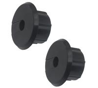 OZXNO Kit de enrutamiento de cables de pared para cables, ojales de plástico para cables de red, ojales de buje de pared para agujero de pared de 1 pulgada y agujero de alambre de muebles (negro)