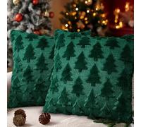 OZXVXZO Juego de 2 Funda de Cojin Navidad, 45x45cm Fundas de Almohada Navideña Decoración Navideña de Cojines para Silla Sofá Dormitorio Salón Decoración del Hogar-D
