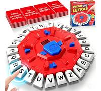 OZXVXZO Juego de Palabras, Juegos de Mesa para Niños y Adultos, Tormenta de Palabras, con 2 Modos, 24 Teclas, Letras Presionadas, 220 Categorías Temáticas, 2-8 Jugadores (Spanish)