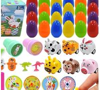 OZXVXZO Relleno huevos de Pascua Piñata Cumpleaños Infantil, Pascua Juguetes de Fiesta a Granel,Regalitos Cumpleaños Invitados Niños,Premios escolares，Halloween, Navidad, Carnaval para Niñas Niños