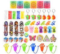 OZXVXZO Relleno Piñata Cumpleaños Infantil, 50 Piezas Juguetes para Infantiles, Pack Regalos Cumpleaños Niños Regalos Fiesta para Pascua, Halloween, Navidad, Carnaval para Niñas Niños