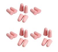 OZXWL 20 piezas/10 Pares de Tapones for los oídos cómodos, Tapones for los oídos de Espuma Suaves con reducción de Ruido, Tapones cónicos for los oídos, Protectores for Dormir y Viajar(10Pairs Pink)