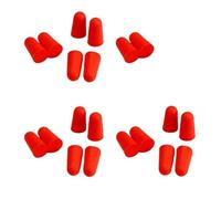 OZXWL 20 piezas/10 Pares de Tapones for los oídos cómodos, Tapones for los oídos de Espuma Suaves con reducción de Ruido, Tapones cónicos for los oídos, Protectores for Dormir y Viajar(10Pairs Red)