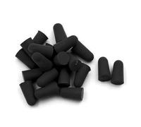 OZXWL 20 piezas/10 Pares de Tapones for los oídos de Espuma cónicos Suaves, Tapones for los oídos for la prevención del Ruido del sueño, reducción de Ruido, for Viajes y Dormir(Black)