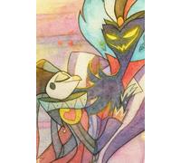 OZZIE FIZZAROLLI FIZZ FIZZMODEUS 120 PAGES NOTEBOOK IN THE STYLE OF HAZBIN HOTEL HELLUVA BOSS: FAN BOOK HAZBIN HOTEL HELLUVA BOSS college ruled fan notebook notepad book notes block