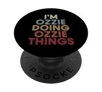 Ozzie Name Ozzie Personalized Name First Given PopSockets PopGrip Adhesivo