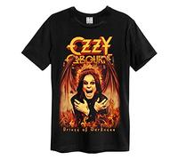 Ozzy Osbourne Amplified Collection - Prince of Darkness Hombre Camiseta Negro XXL, 100% algodón, Regular